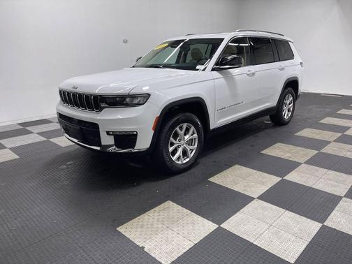Bright White Clearcoat 2021 Jeep Grand Cherokee L Limited