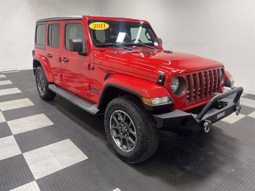 Firecracker Red Clearcoat 2021 Jeep Wrangler Unlimited Sport