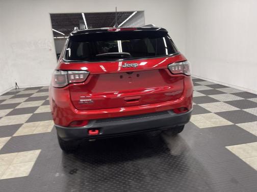 Red 2025 Jeep Compass Trailhawk