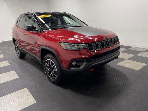 Red 2025 Jeep Compass Trailhawk