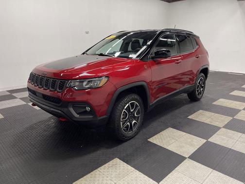 Red 2025 Jeep Compass Trailhawk