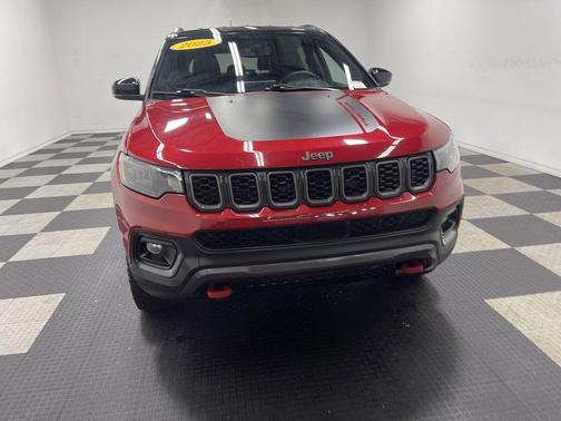 Red 2025 Jeep Compass Trailhawk