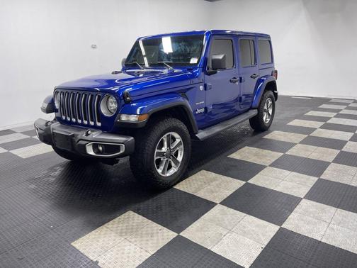 Ocean Blue Metallic 2019 Jeep Wrangler Unlimited Sahara