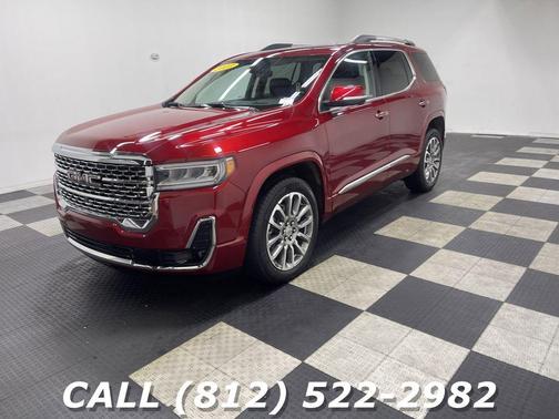 Volcanic Red 2023 GMC Acadia Denali