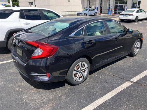Crystal Black Pearl 2018 Honda Civic LX