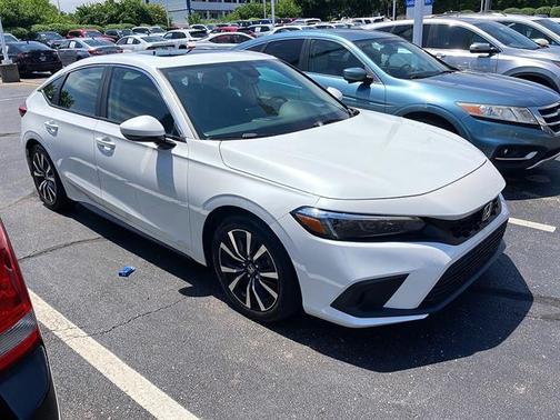 Platinum White Pearl 2023 Honda Civic EX-L