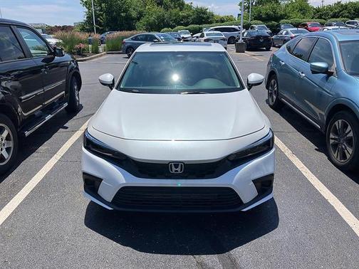 Platinum White Pearl 2023 Honda Civic EX-L