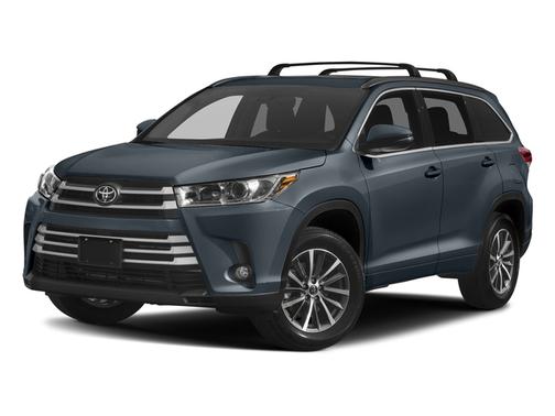 Shoreline Blue Pearl 2017 Toyota Highlander XLE