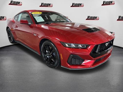 Rapid Red Metallic Tinted Clearcoat 2024 Ford Mustang GT