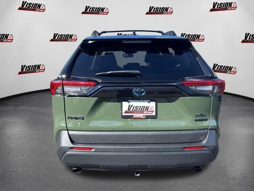 Army Green/Midnight Black Metallic 2024 Toyota RAV4 Hybrid Woodland Edition
