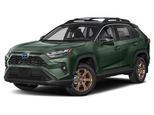 Army Green/Midnight Black Metallic 2024 Toyota RAV4 Hybrid Woodland Edition