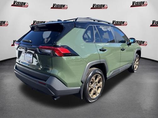 Army Green/Midnight Black Metallic 2024 Toyota RAV4 Hybrid Woodland Edition