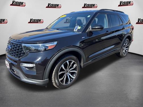 Agate Black Metallic 2022 Ford Explorer ST-Line