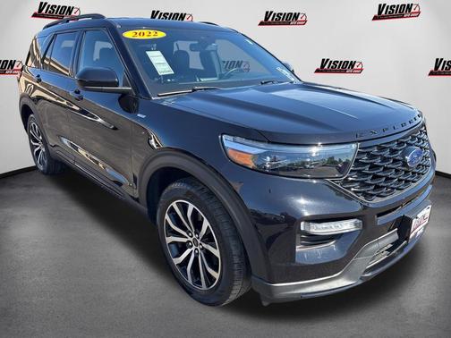 Agate Black Metallic 2022 Ford Explorer ST-Line