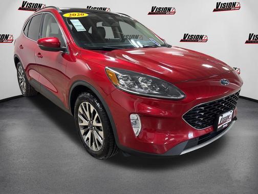 Rapid Red Metallic Tinted Clearcoat 2020 Ford Escape Titanium