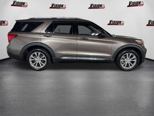 Stone Gray 2021 Ford Explorer Limited