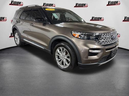 Stone Gray 2021 Ford Explorer Limited