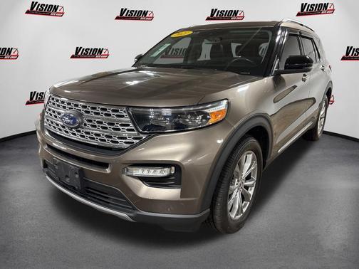 Stone Gray 2021 Ford Explorer Limited