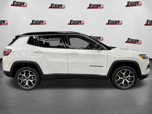 Bright White Clearcoat 2025 Jeep Compass Limited