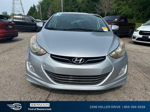 Radiant Silver Metallic 2013 Hyundai ELANTRA Limited
