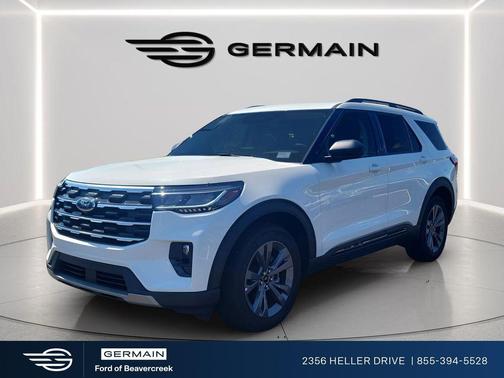 Star White Metallic Tri-Coat 2026 Ford Explorer Active