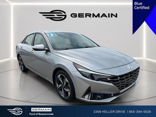Shimmering Silver Pearl 2023 Hyundai ELANTRA Limited