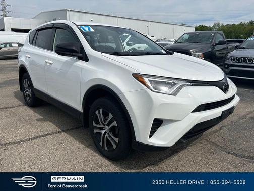 Super White 2017 Toyota RAV4 LE