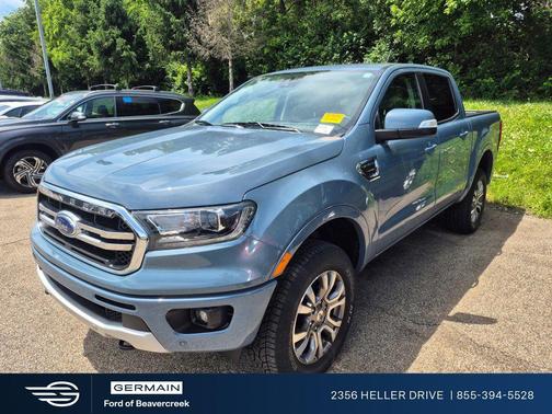 Azure Gray Metallic Tri-Coat 2023 Ford Ranger LARIAT