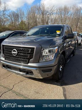 Gun Metallic 2023 Nissan Titan SV