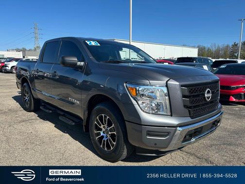 Gun Metallic 2023 Nissan Titan SV