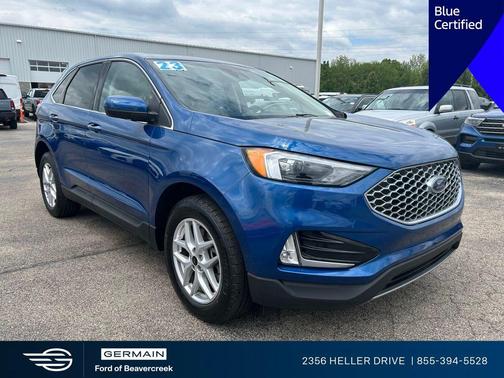 Blue Metallic 2023 Ford Edge SEL