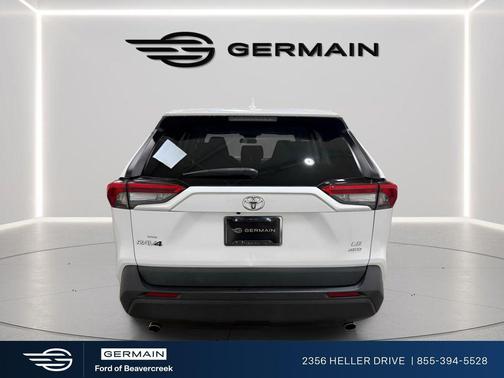 White 2022 Toyota RAV4 LE