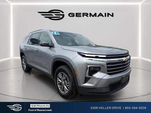 Sterling Gray Metallic 2024 Chevrolet Traverse LT