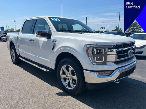 Star White Metallic Tri-Coat 2023 Ford F-150 Lariat