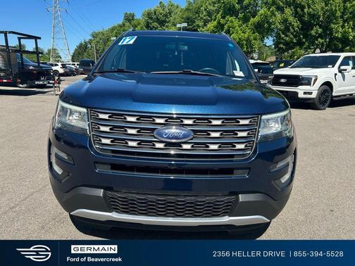 Dark Blue 2017 Ford Explorer XLT