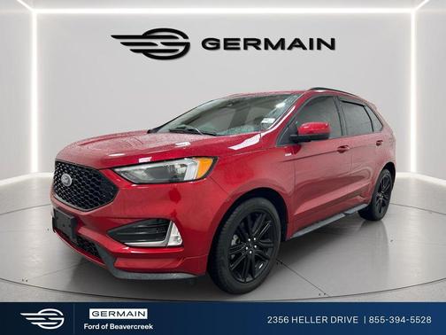 Red Metallic 2022 Ford Edge ST Line