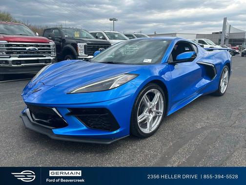 Riptide Blue Metallic 2025 Chevrolet Corvette Stingray w/2LT