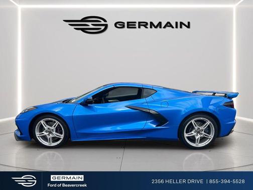 Riptide Blue Metallic 2025 Chevrolet Corvette Stingray w/2LT
