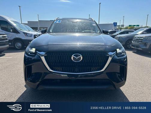 Jet Black Mica 2024 Mazda CX-90 3.3 Turbo Preferred Plus