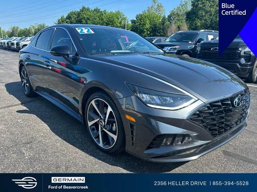Portofino Gray 2022 Hyundai SONATA SEL Plus