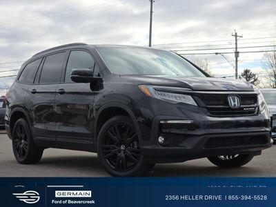 Crystal Black Pearl 2022 Honda Pilot AWD Black Edition