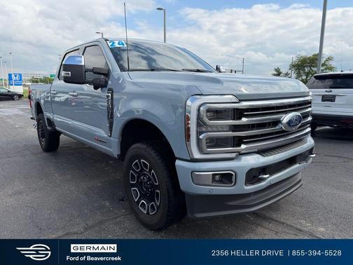 Glacier Gray Metallic Tri-Coat 2024 Ford F-250 Limited