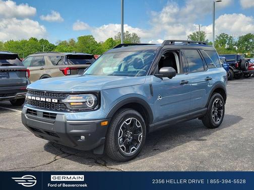 Azure Gray Metallic Tri-Coat 2026 Ford Bronco Sport Outer Banks