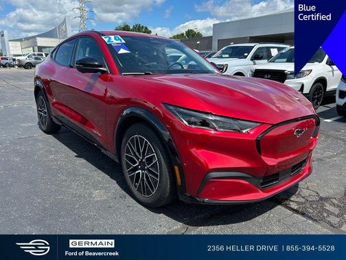 Rapid Red Metallic Tinted Clearcoat 2024 Ford Mustang Mach-E Premium