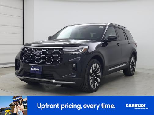 Black 2025 Ford Explorer Platinum