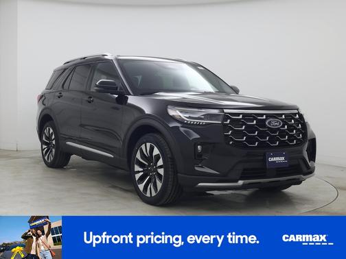 Black 2025 Ford Explorer Platinum