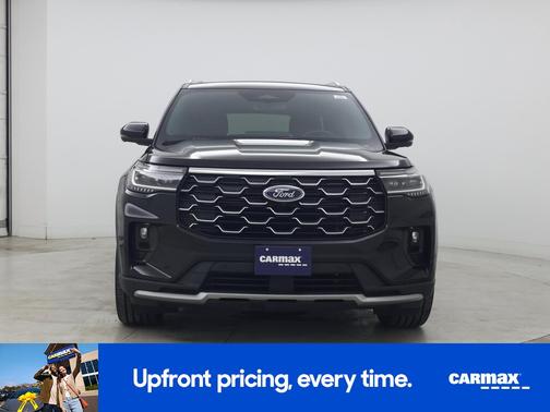 Black 2025 Ford Explorer Platinum