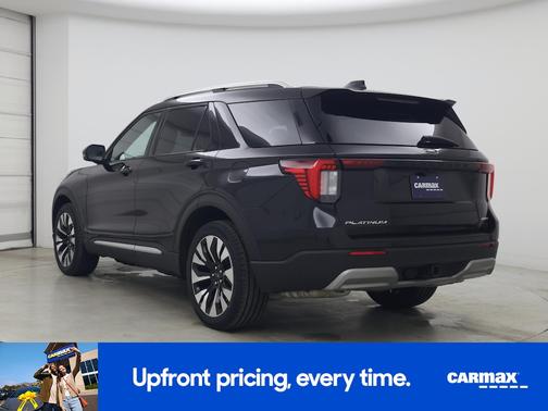 Black 2025 Ford Explorer Platinum