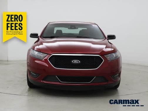 Red 2015 Ford Taurus SHO