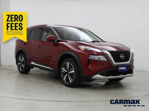 Red 2023 Nissan Rogue Platinum